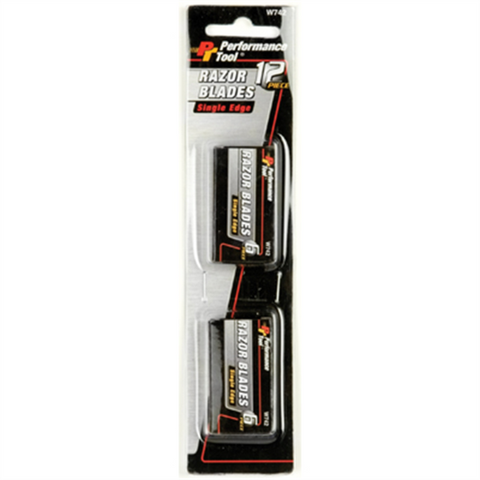 Wilmar Corp. / Performance Tool 12 Pc Single Edge Razor Blade