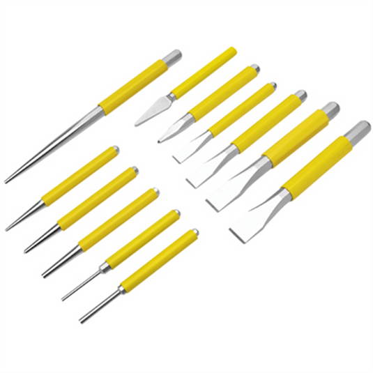 Wilmar Corp. / Performance Tool 12 Pc Chisel & Punch Set