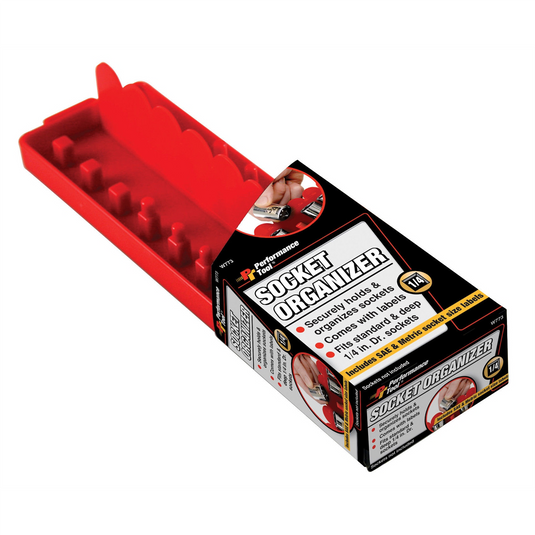 Wilmar Corp. / Performance Tool 1/4"" Dr. Socket Tray Holder