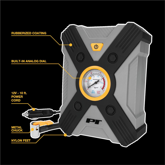 Wilmar Corp. / Performance Tool 12V Rapid Tire Inflator with LED Light