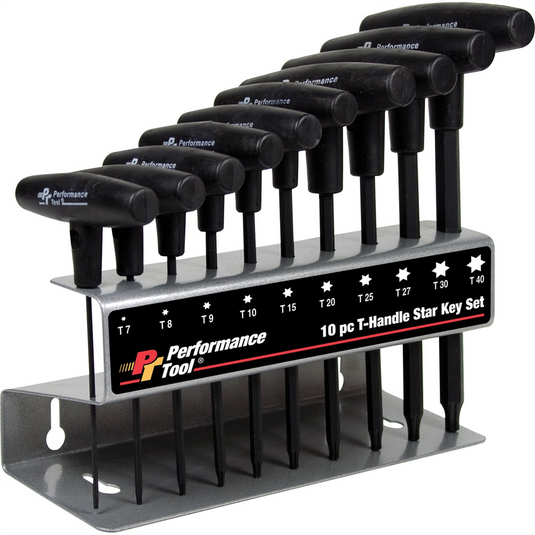 Wilmar Corp. / Performance Tool 10 pc T-Handle Torx Set