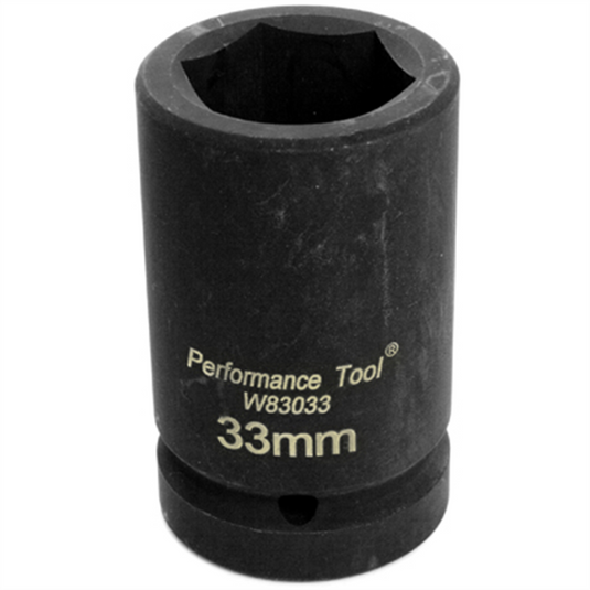 Wilmar Corp. / Performance Tool 1"" DR Budd Wheel Socket 33MM
