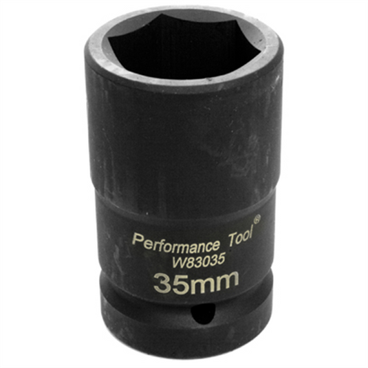Wilmar Corp. / Performance Tool 1"" DR Budd Wheel Socket 35MM