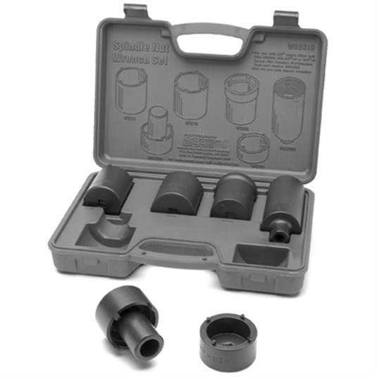 Wilmar Corp. / Performance Tool 6 Pc 4 x 4 Spindle Nut Wr Set