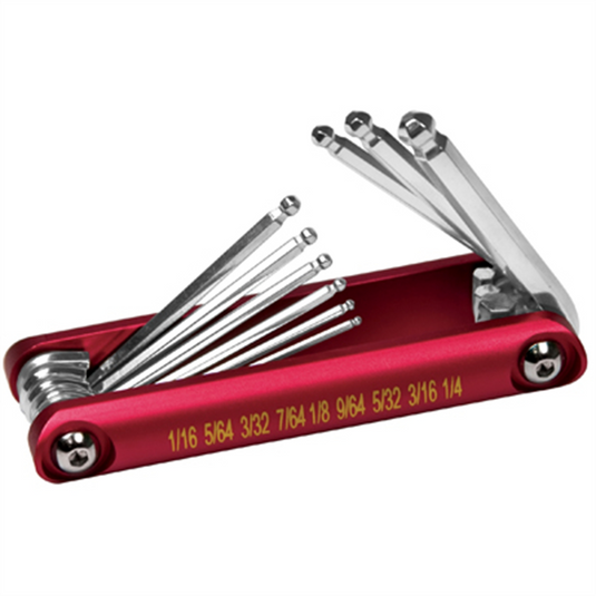 Performance Tool 9 PC. ALUM. FOLDING HEX KET SET