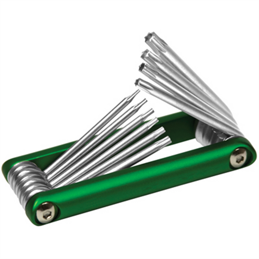 Wilmar Corp. / Performance Tool 10pc Alum. Folding Star Hex Ke