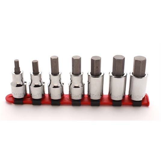 Wright Tool 3/8""Dr Hex Bit Skt Set 7Pc
