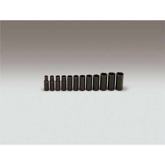 Wright Tool 3/8""Dr 6Pt DpImpMM Skt Set 12P