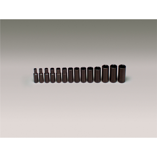 Wright Tool 3/8""Dr 6Pt DpImpMM Skt Set 14P