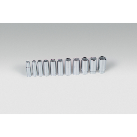 Wright Tool 1/2""Dr 6Pt Dp Skt Set 11Pc