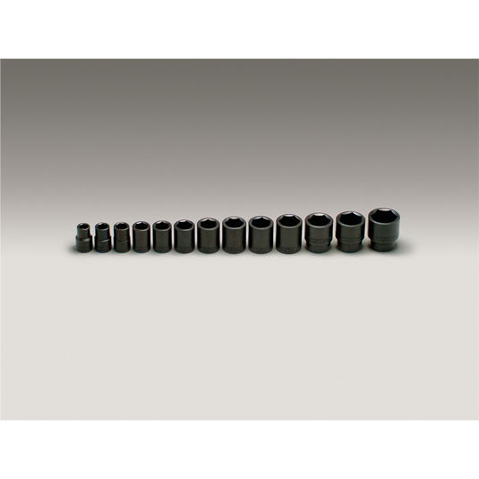 Wright Tool 1/2""Dr 6Pt Std Imp Skt Set 13P