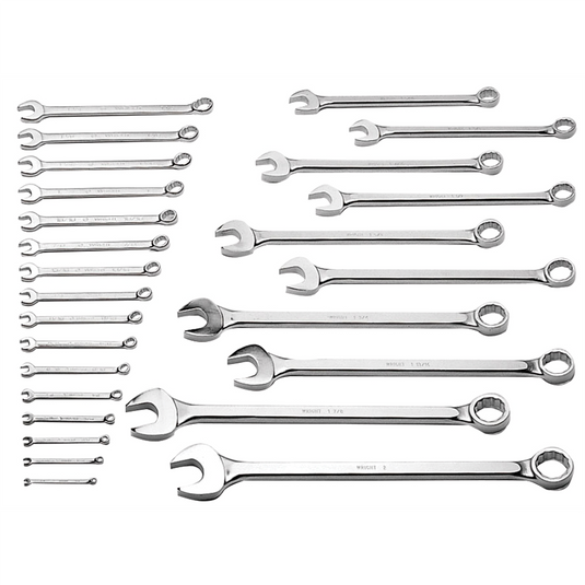 Wright Tool 12Pt Combination Wrench Set - 26 Piece