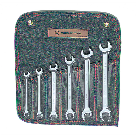 Wright Tool Wrench Set -Pol Open-End 6Pc