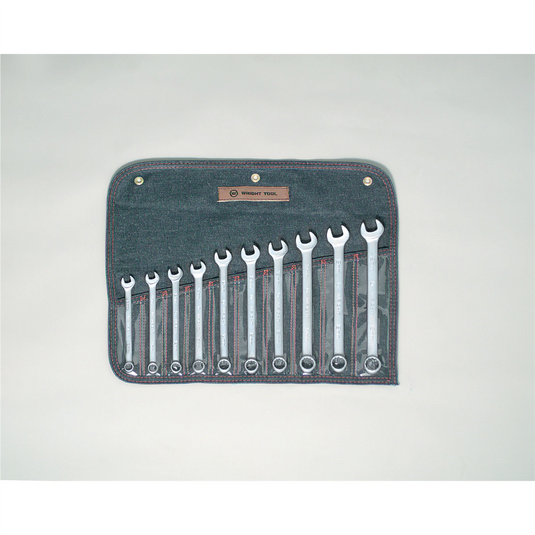 Wright Tool Wrench Set 12Pt Met Comb 10Pc