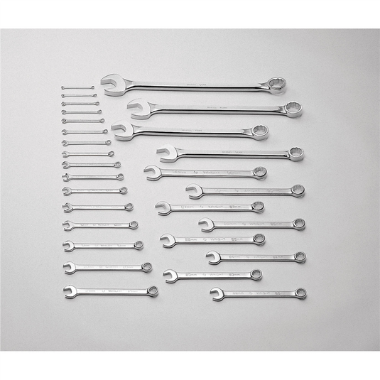 Wright Tool Wrench Set 12Pt Met Comb 28Pc