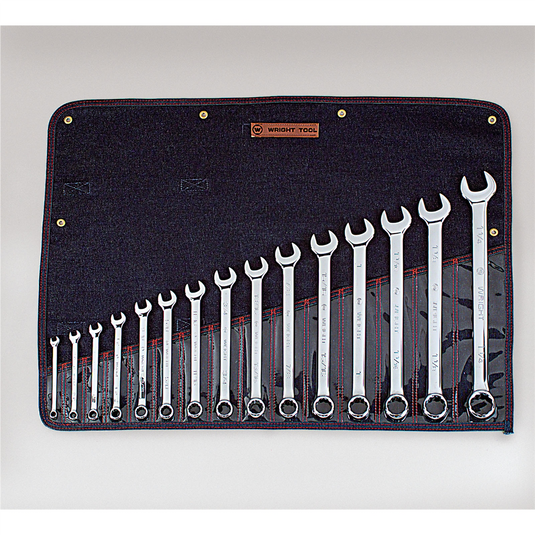 Wright Tool Wrench Set 12Pt Pol Comb 15Pc