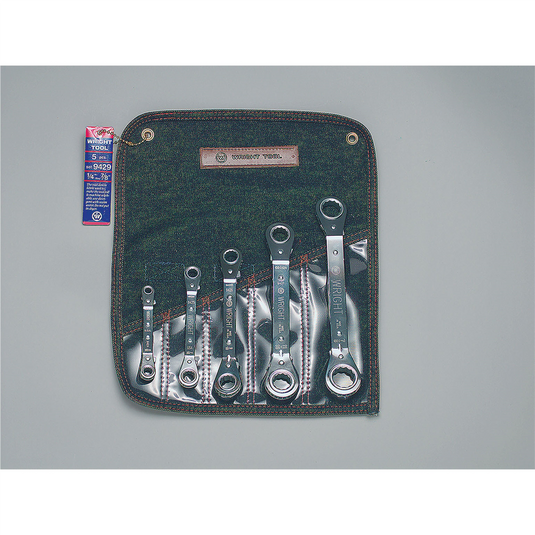 Wright Tool 12Pt RvRat Bx Wr Set Offset5Pc