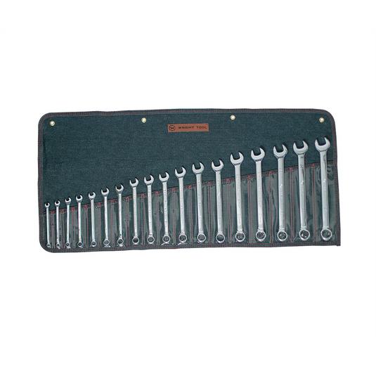 Wright Tool 18pc 12pt. Metric Full Polished Comb Wrench Set