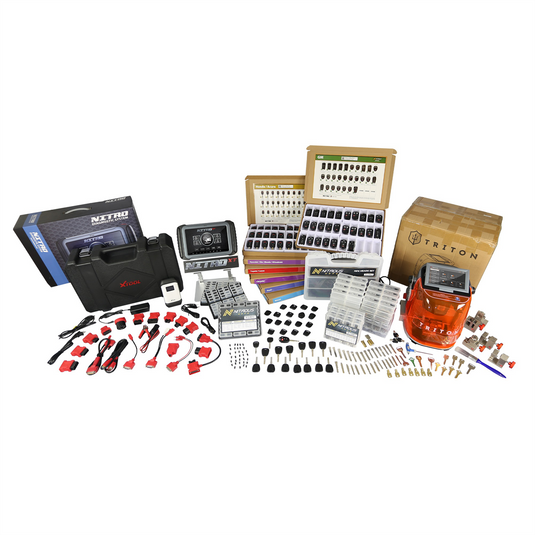 Xtool USA Complete Keymaking System with Nitro XT Diagnostic Scan Tool (Triton Key Machine; Nitrous Keys Remotes Complete Bundle; Full MFK Set)
