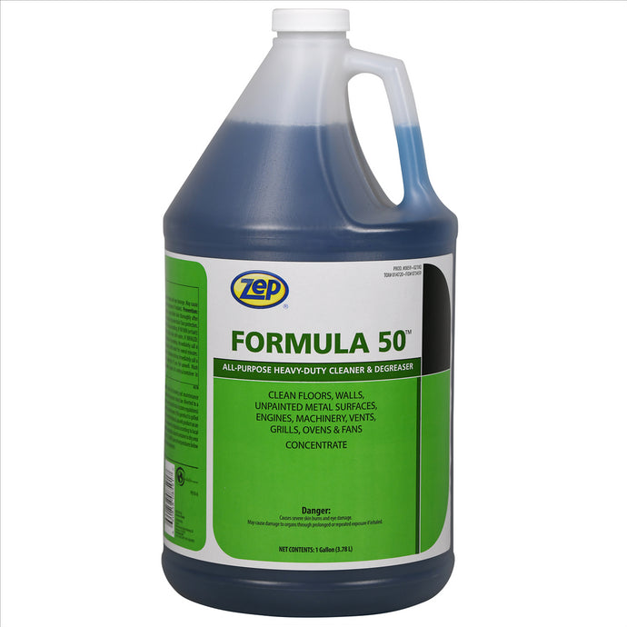 ZEP Formula 50; All-Purpose HD Cleaner & Degreaser; 1 gal.