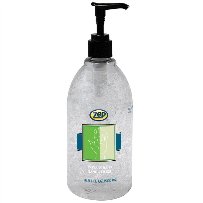 Zep Instant Hand Sanitizer Gel; 60% Alcohol; 500 ml