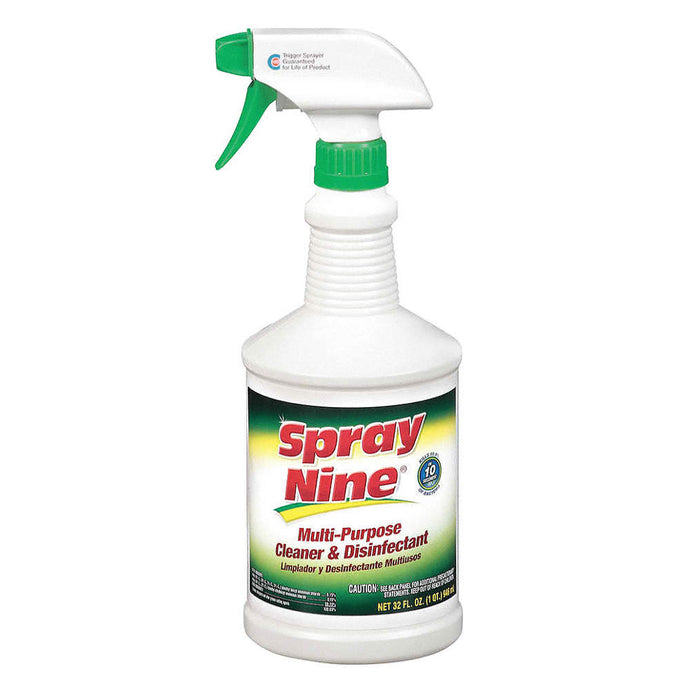 Spray Nine Disinfectant, Citrus Scent, 32 oz Trigger Spray Bottle