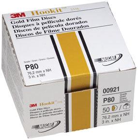 Hookit™ Gold Disc 00921, 3", P80C, 50 discs/bx
