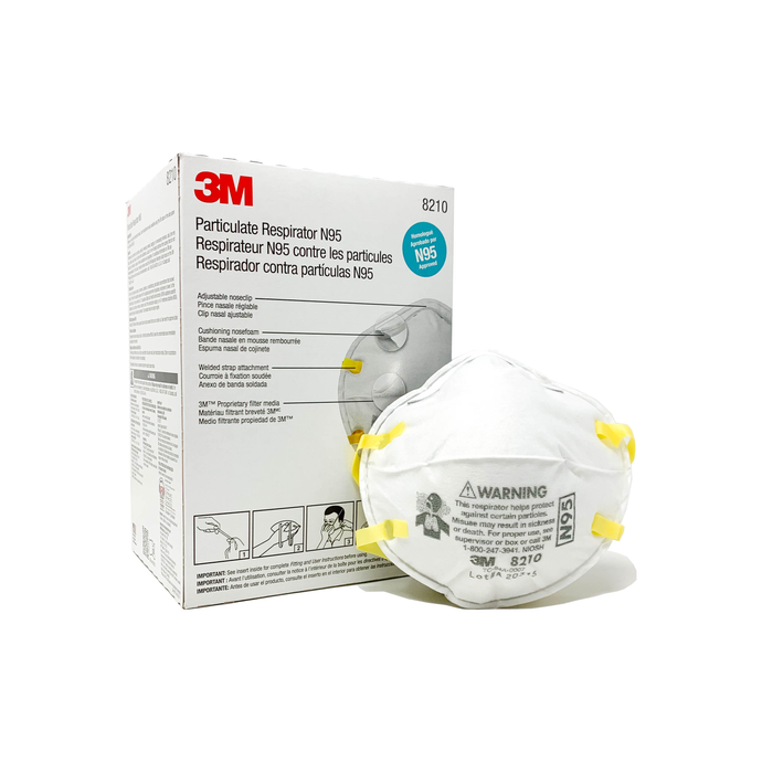 3M™ Particulate Respirator 8210, N95 20 EA/Box