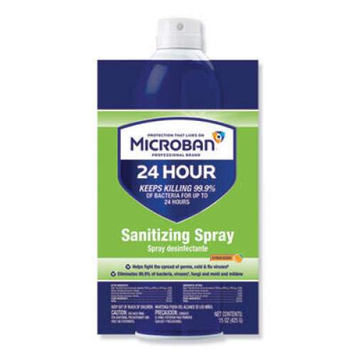 Load image into Gallery viewer, Microban Sanitizing Spray, Citrus, 15 Oz
