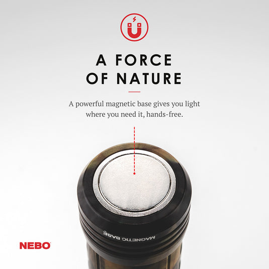 Nebo Slyde King + Tactical LED Flashlight with Magnetic Base – Mai Supplies
