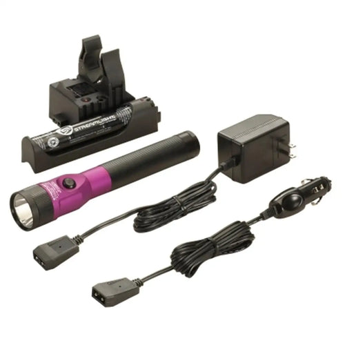 Streamlight Stinger LED with AC/DC/PB - Purple