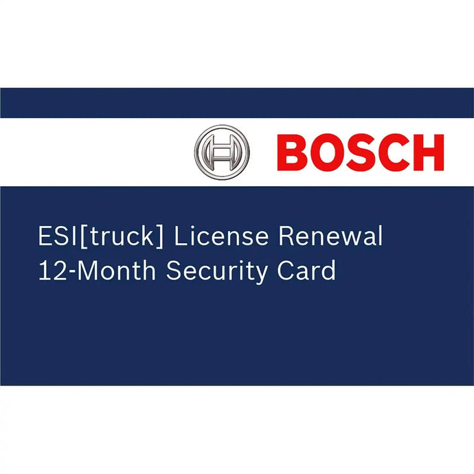 Bosch ESI Truck renewal license