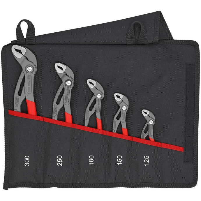 KNIPEX 5 Pc. Cobra Pliers Set In Tool Pouch