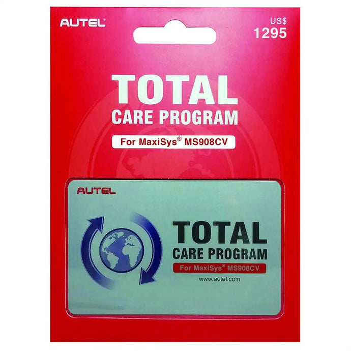 Autel MS908CV ONE YEAR TOTAL CARE PROGRAM CARD