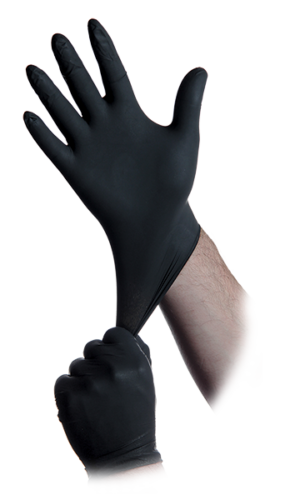 Load image into Gallery viewer, Microflex Black Dragon, Latex Gloves, Medium 100 per box
