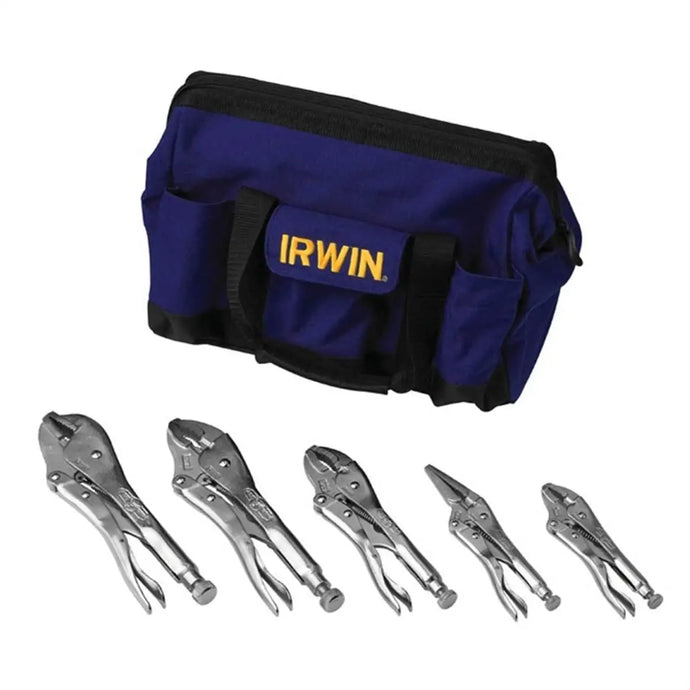 Vise Grip Irwin Vise-Grip 5-Piece Locking Pliers Set in Bag