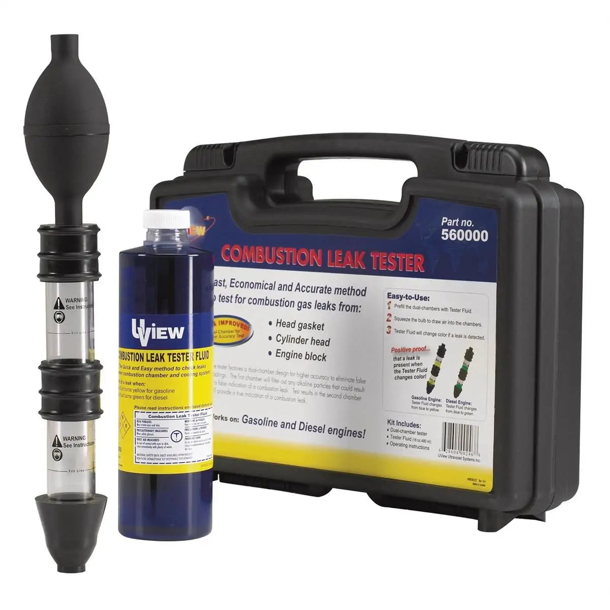 UVIEW COMBUSTION BLOCK LEAK TEST FOR GAS & DIESEL – Mai Supplies