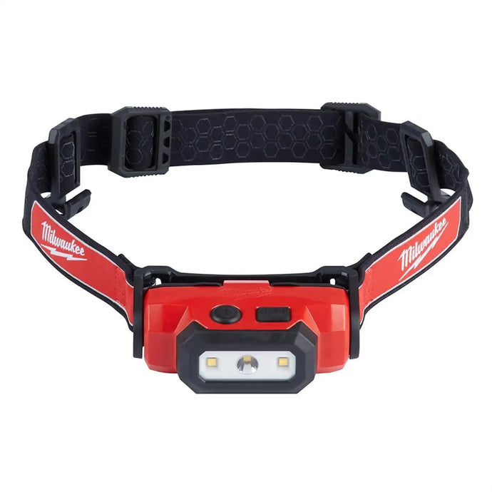 Milwaukee Tool 475-LUMEN LED USB RECHARGEABLE HARD HAT HEADLAMP (1) REDLITH BATT KIT